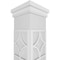 Ekena Millwork Craftsman Classic Square Non-Tapered Magnolia Fretwork Column w/ Prairie Capital & Prairie Base CC1009ENMGLPRPR - alternate 5